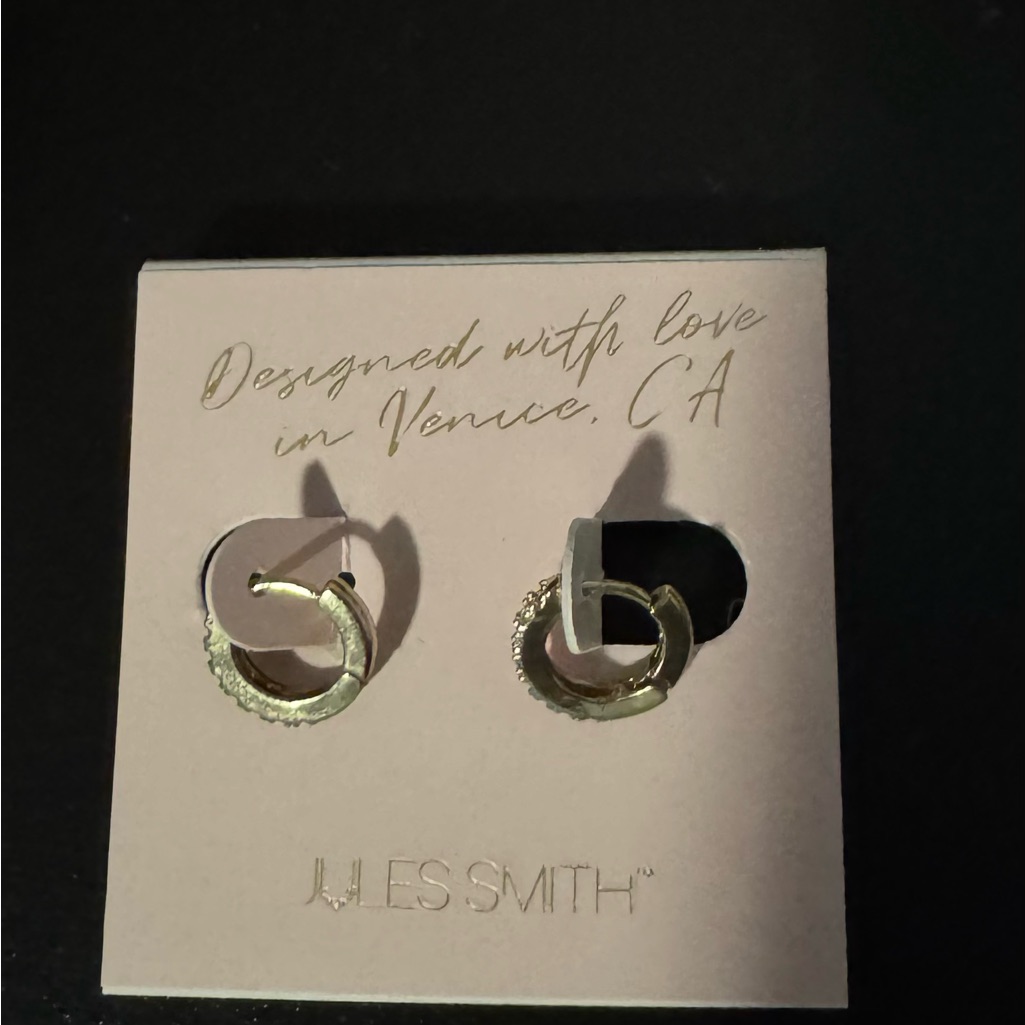 Jules Smith Gold Sculptural Earrings 10$
